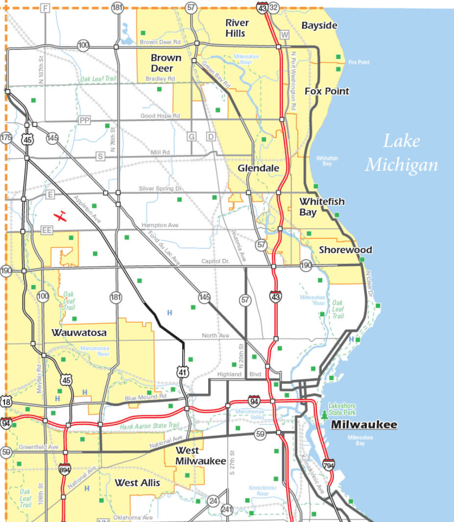Milwaukee Carte   Wisconsin